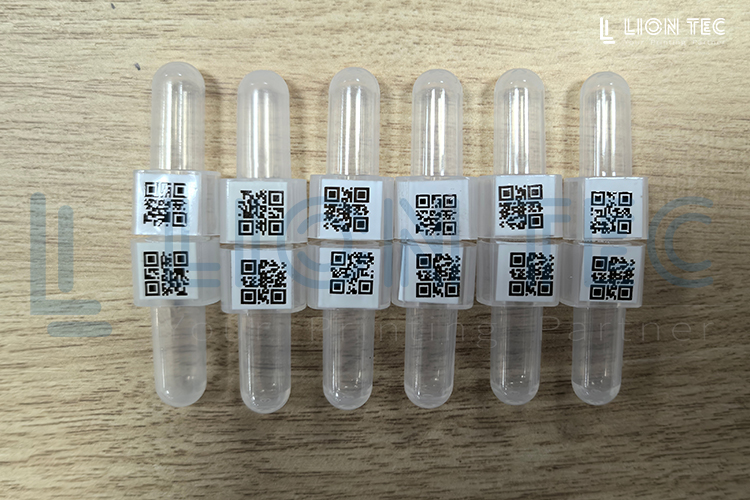 醫療行業試劑管UV噴印二維碼-清晰易識別