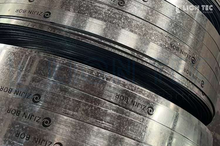 鋼帶UV噴墨客戶現(xiàn)場 噴印logo標(biāo)識案例分享